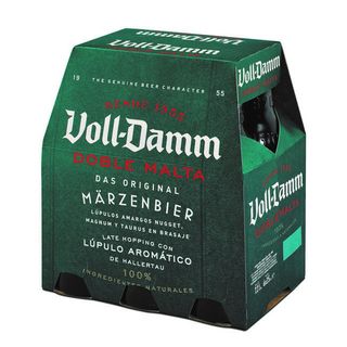 Voll Damm cerveza doble malta 6 x 25 cl