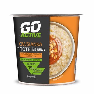 Go Active Owsianka proteinowa z orzeszkami ziemnymi i karmelem, 65 g