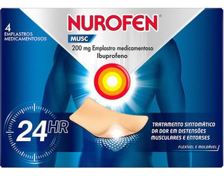 EMPLASTRO NUROFEN MUSC 200MG 4UN