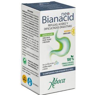 Aboca Neobianacid Sabor Limón 14 Comprimidos Para Disolver En La Boca