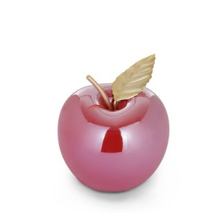 Mela decorativa - rossa in ceramica 7,5 cm