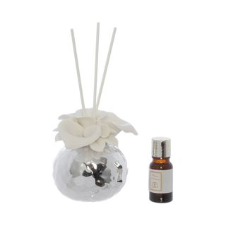 Profumatore calla con argento Miro Silver, - con essenza e bastoncini