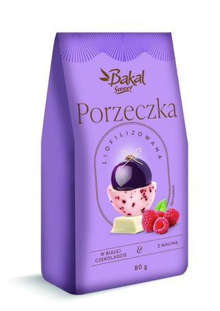 Bakal porzeczka w białej czekoladzie z maliną 80g