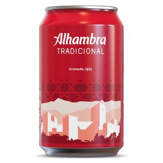 Cerveza Tradicional Alhambra Lata 33 Cl