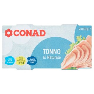 CONAD Tonno al Naturale 2 x 160 g - 8003160380045