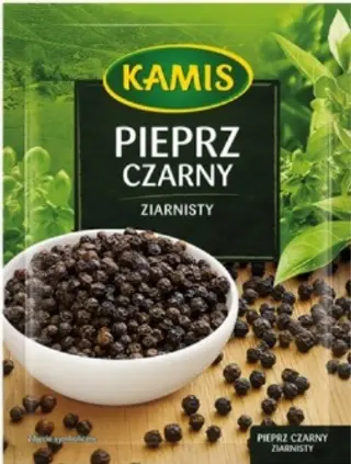 Pieprz Czarny Ziarnisty 16g