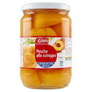 Pesche Sciroppate Crai Gr 680