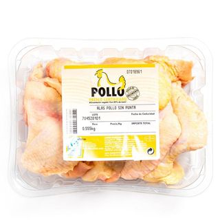 Alas Sin Punta Certificadas Bandeja (500 G Aprox)