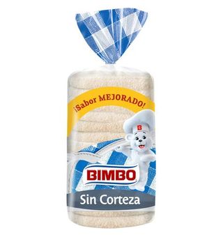 Pan Molde Bimbo Sin Corteza 450 G