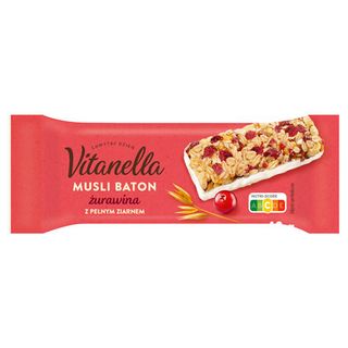 Vitanella Baton musli żurawina, 40 g
