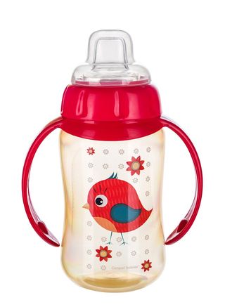 Canpol Kubek Treningowy z Silikonowym Ustnikiem i Uchwytytem