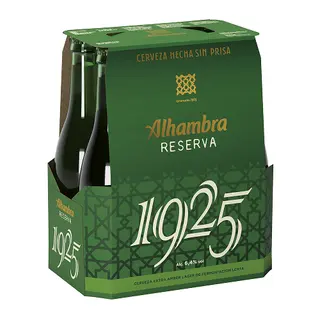 Cerveza Alhambra Reserva 1925 Botella 33Cl. Pack 6 Uds.