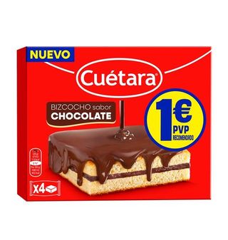 Bizcochito de chocolate CUÉTARA, caja 112 g (26702381)