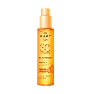 Nuxe Nuxe Sun Aceite Bronceador Rostro Y Cuerpo Spf 30