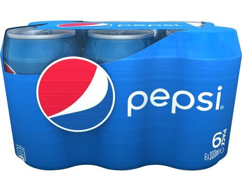 REFRIGERANTE PEPSI COM GÁS LATA 6X0.33L