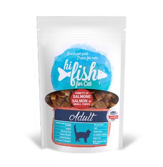 Hi fish snack cat cubetti al salmone 45g 45g