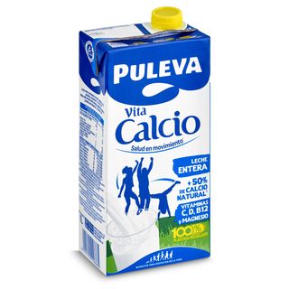 Leche Entera Calcio Puleva 1 L