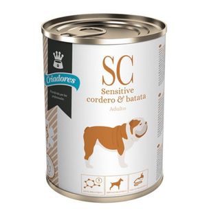 Criadores Dietetic Adulto Sensitive Cordero Y Batata Lata Para Perros 0.4Kg
