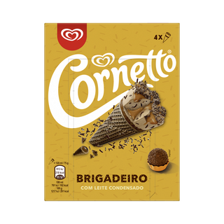 Gelado Cone Brigadeiro Cornetto (emb. 480 ml (4 un))