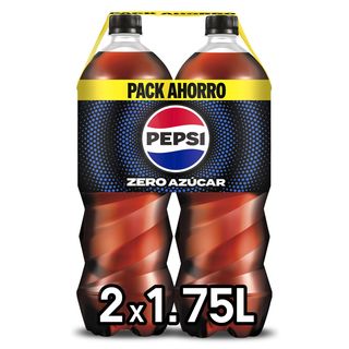 Refresco De Cola Zero Azúcar Pepsi Botella 2 X 1.75 L
