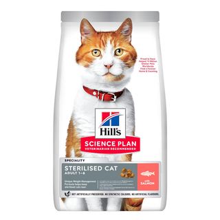 7 kg Hill's Science Plan Sterilised Adult Salmón pienso para gatos