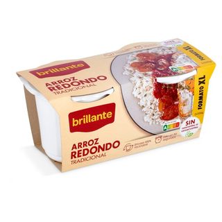 Arroz Redondo Tradicional Brillante Vaso 400 Gr.