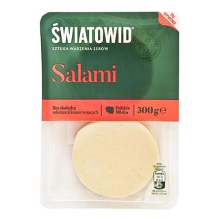 Światowid Ser żółty salami plastry 300g