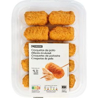 Croquetas De Pollo Eroski, Bandeja 295 Gr. (25566035)