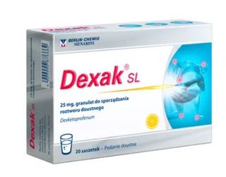 Dexak SL 25 mg 20 saszetek