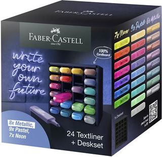 Faber Castell Set De Escritorio 24 Marcadores Textliner 46 (4005402546022)