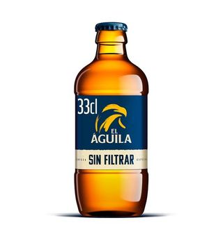 Cerveza El Águila Sin Filtrar Botella 33 Cl