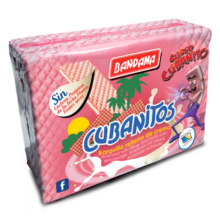 Cubanitos Bandama Rellenos De Crema 90Gr