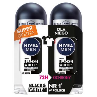 Nivea Deo Men Roll-on Black & White Duopack 2x50ml