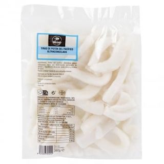 Tiras De Potón Del Pacífico Ultracongelado Carrefour El Mercado 360 G