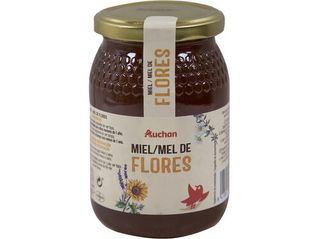 MEL DE FLORES AUCHAN FRASCO 500G