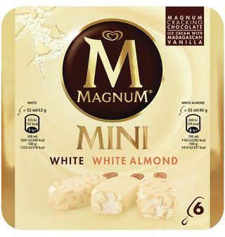 Helado Magnum Mini White Almond 6 Uds.