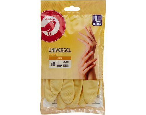 LUVAS ACETINADAS AUCHAN:TAMANHO GRANDE 1PAR