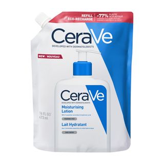 CeraVe Nawilżająca emulsja do twarzy i ciała, Opakowanie refillowe, 473 ml