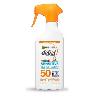 Delial Protector Solar en Spray para Niños Alta Protección SPF50 - Garnier - 270 ml 3600542395908
