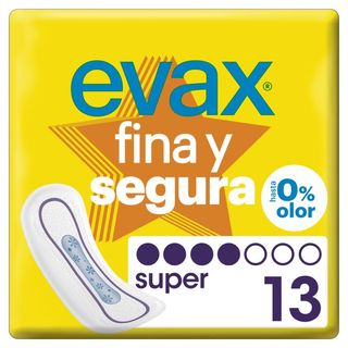 Fina Y Segura Sin Alas Maxi - Evax - 14 unidades 8410108012966