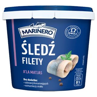 Marinero Filety śledziowe a'la Matjas, 1200 g/600 g