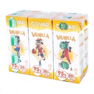 Batido De Vainilla Covap Sin Gluten 6 Briks De 200 Ml.