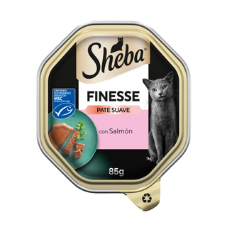 Sheba Finessse Tarrina para Gatos Sabor Salmon 85g