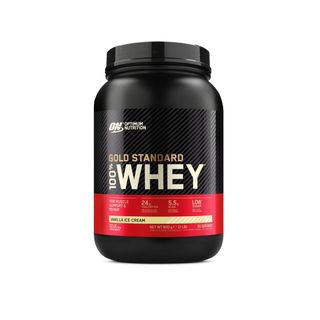 Proteina Whey Gold Standard 24,2G Proteina Suero De Leche Sabor Vainilla 908 G Talla Única .
