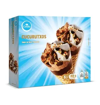Helado Cono Condis Nata Choco 6 Uds. X 120 ml