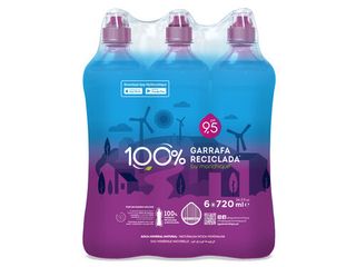 ÁGUA MONCHIQUE MINERAL NATURAL SPORT 100% RECARGÁVEL 6X0.72L