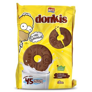 Galletas Chocolateadas Los Simpsons Arluy Bolsa 400 G