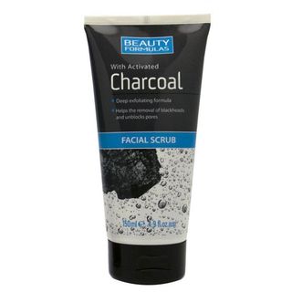 Charcoal Facial Scrub - Beauty Formulas - 150 ml 5012251012249
