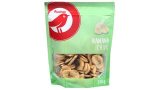 Auchan - Chipsy bananowe - 150 g