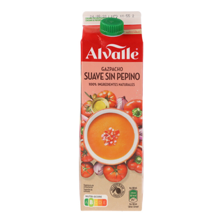 Gazpacho Fresco Suave Alvalle 1 L